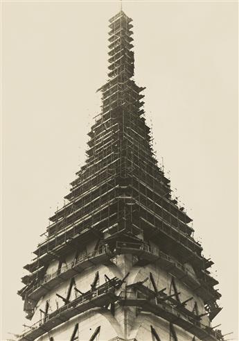 MARGARET BOURKE-WHITE (1904-1971) The Chrysler Building under construction. 1930.                                                                